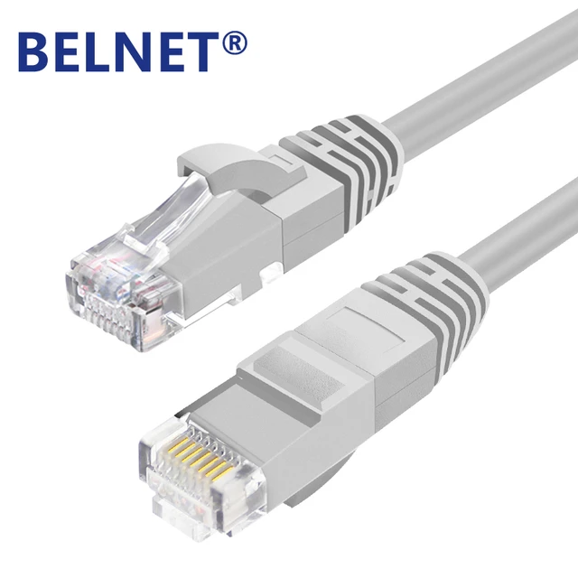 Belnet-Câble réseau haute vitesse CAT6 RJ45 LAN, 0.33m/1m/2m/3m/5m