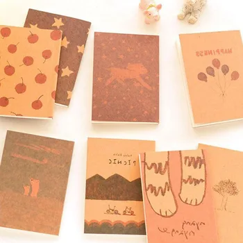 

1PCS Hand-painted Sketchbook Retro Notebook Blank Sketch Notes Planner Accessories Office&School Supplies