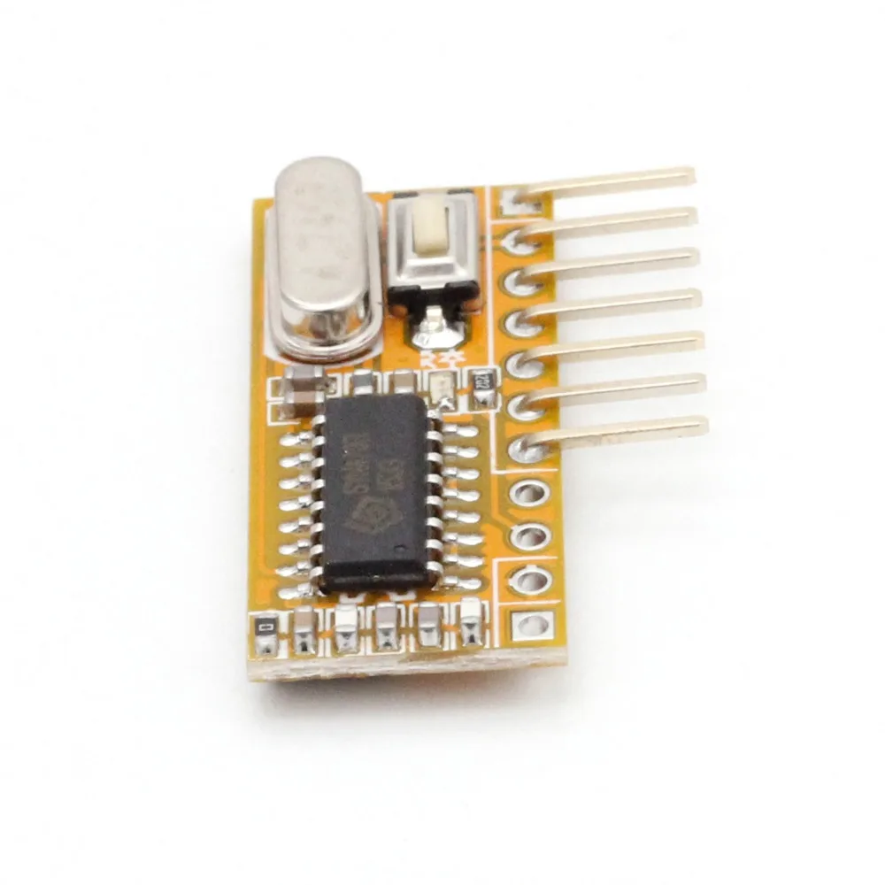 Супергетеродинный беспроводной приемник RXC6 433 МГц PT2262 постоянный код для Arduino/AVR