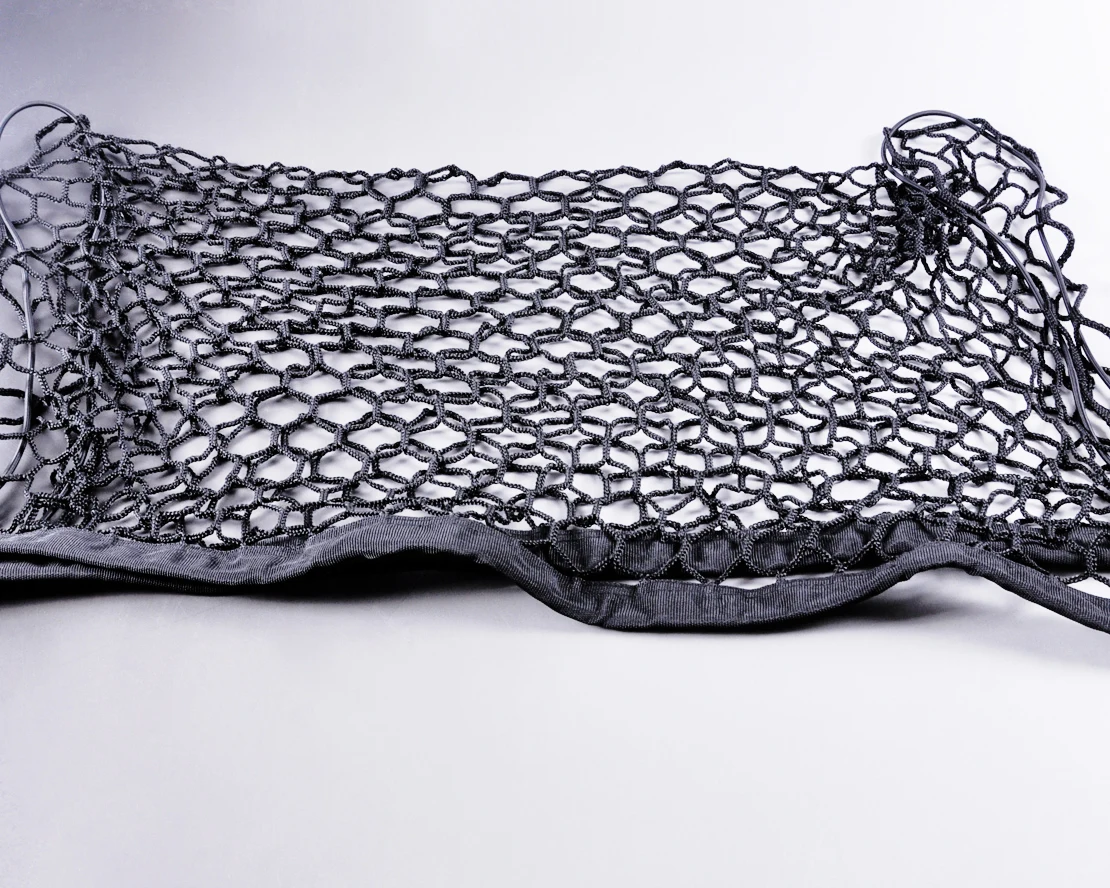 Best DWCX Nylon Elastic Rear Cargo Trunk Storage Organizer Net plus Mounting Points Compatible With SUV RV Hatchback 70X90cm