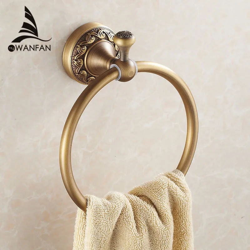 New Arrival Euro style Wal mount Antique Bronze Towel Ring Classic