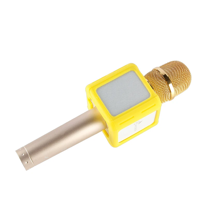 Original Brand Q9s Magic Bluetooth Karaoke Microphone Wireless Professional Player speaker With Carring Case For Iphone Android008