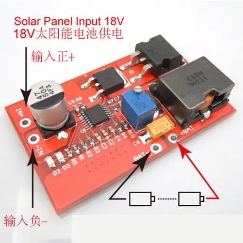 CN3722 MPPT Солнечное зарядное устройство 2S 3S стандартное для литий ионных литиевых