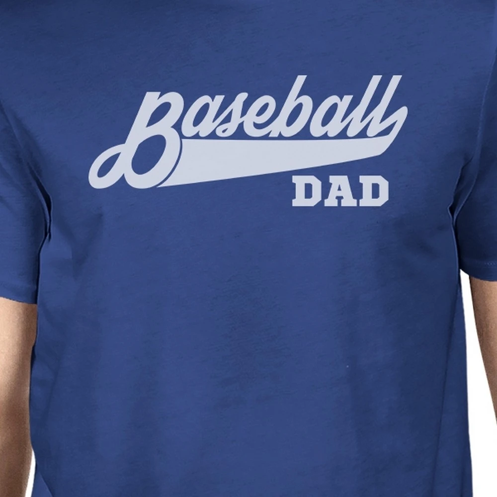 365 Printing Baseball Dad Men's Funny Design Short Sleeve Top For Baseball Dad (1)