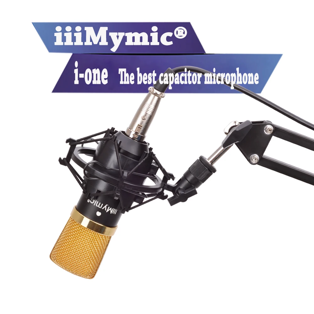 IiiMymic i-one! Профессиональный Студийный конденсаторный микрофон 16 мм Диафрагма