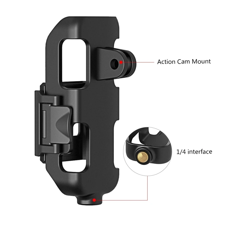 Puluz корпус защитный чехол кронштейн и 1/4 винтовое отверстие для Dji Osmo Карманный карданный аксессуар