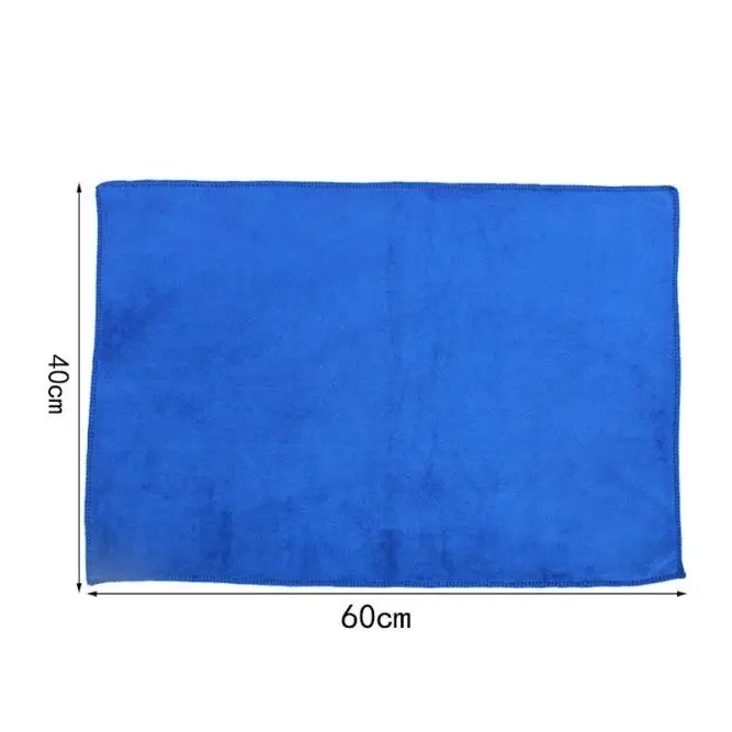 Новинка 40*60 см синяя Абсорбирующая моющаяся ткань авто Уход полотенца для чистки из микрофибры дропшиппинг для honda crv