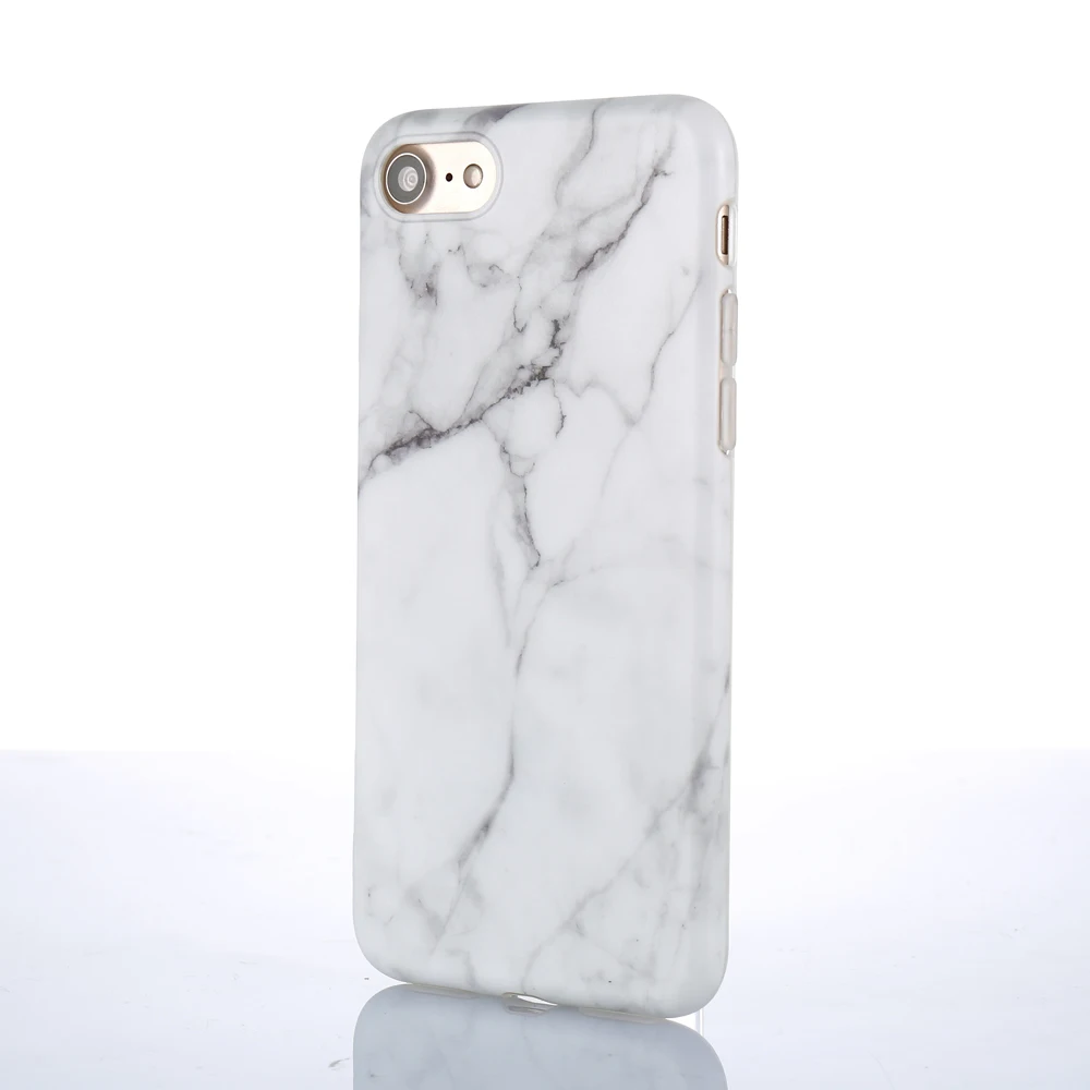 Luxury Marble Pattern i 7 Phone Cover Case For iPhone 7 Plus Soft TPU Back Cover For iPhone7 Plus Black Phone Accessories Coque (6)