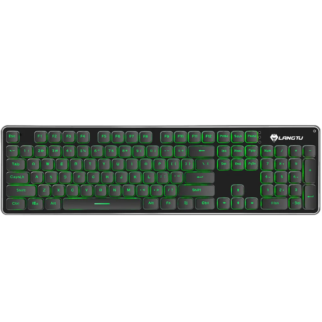 

2.4G 1600DPI 4 Buttons Wireless Rechargeable LED Backlit Usb Ergonomic Gaming Keyboard Mouse Sets Orange/Yellow Switch#ZS