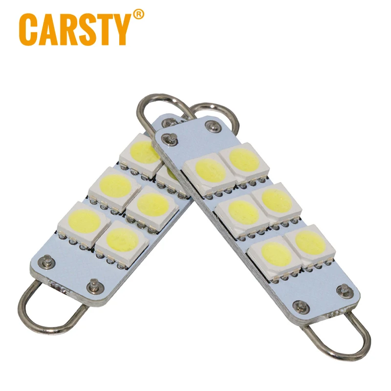 Carsty 2шт Новый 6smd 1 72 &quot44 мм 211-2 212-2 561 жесткая петля гирлянда светодиодные лампы для