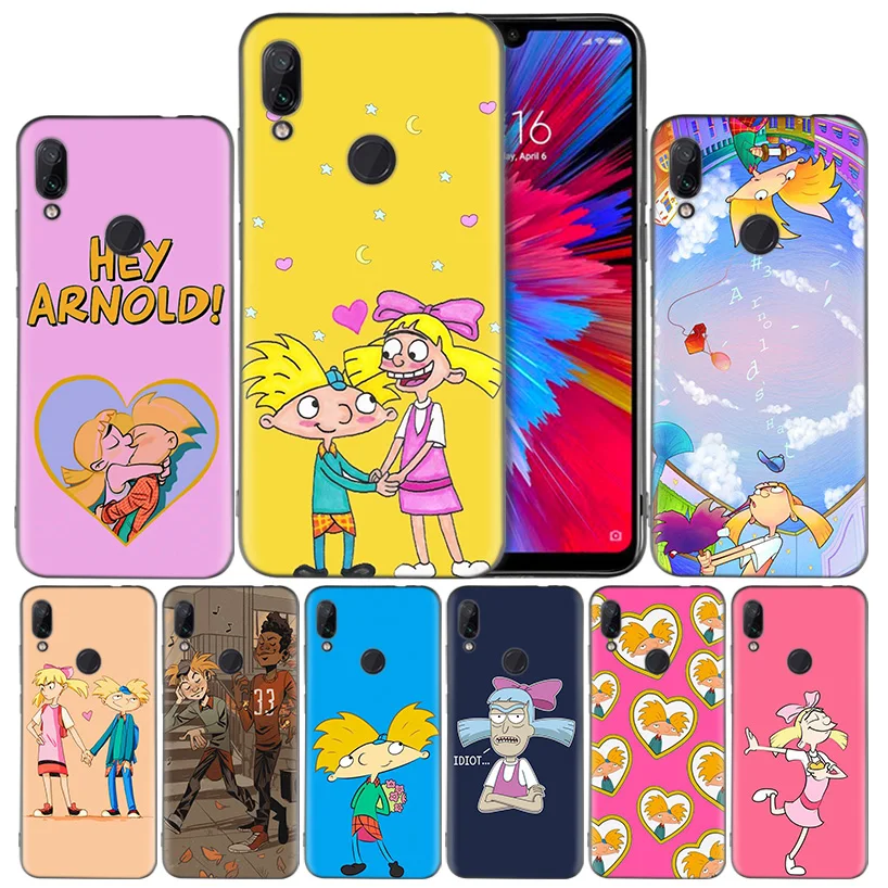 

Hey Arnold Silicone Case Cover for Xiaomi Mi 9 8 Play A1 A2 Redmi Note 7 6 6A 5 Plus S2 GO Lite Pro Pocophone F1 Back Protective