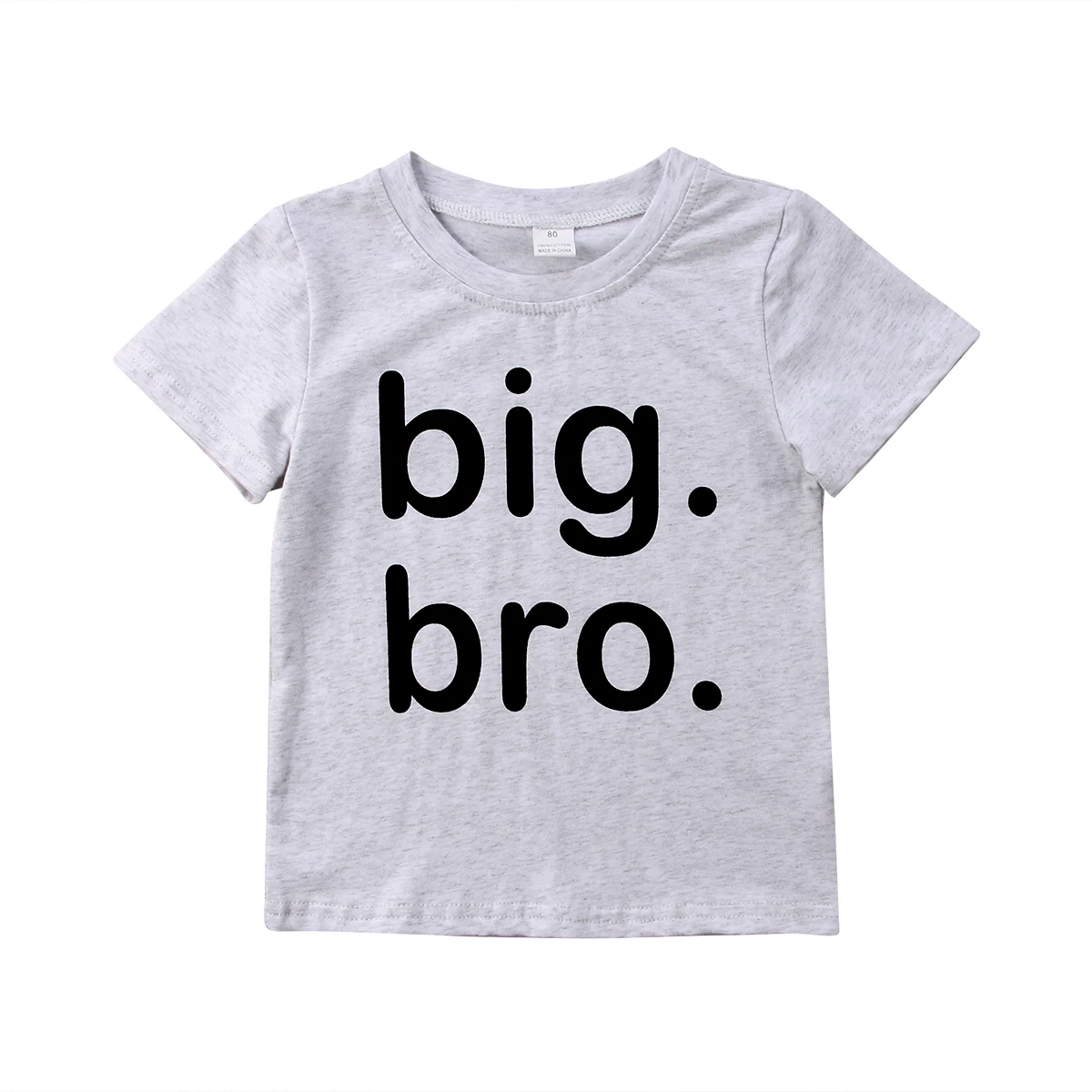 

Pudcoco 2018 Kids Boy Baby Short Sleeve Summer T-shirt Big Bro Letter Tees Toddler T Shirt Tops Children Clothes
