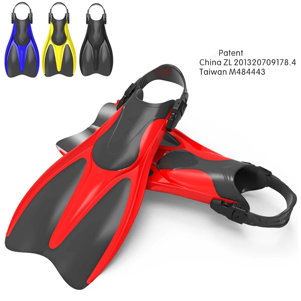 Adjustable EVA TPR Long Diving Swimming Fins bed Flippers bed