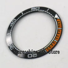 39,8 мм черная керамическая вставка для 43 мм parnis мужские часы