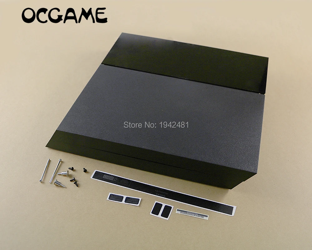 

OCGAME High quality Black full housing shell case with full set screws for ps4 1100 console