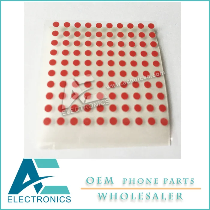 

100pcs/lot for iPhone 6S plus 6sp Back Cover Water Damage Indicator Sticker Top waterproof stickers water sensitive adhesive