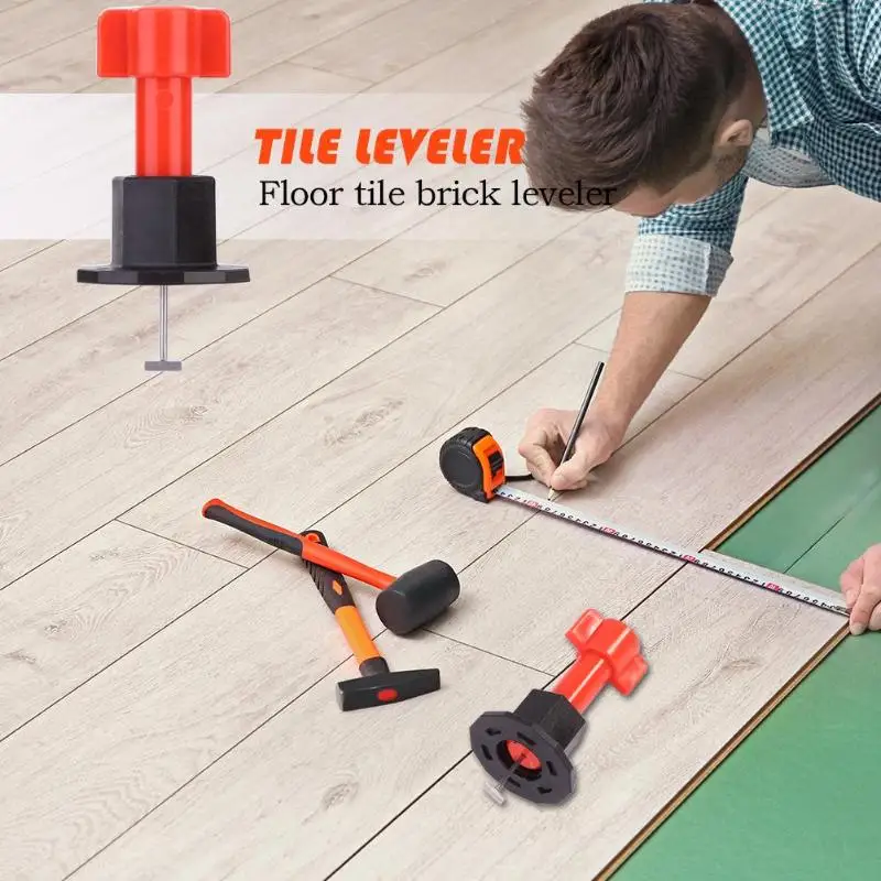 

24pcs Level Wedges Tile Spacers for Flooring Wall Tile Carrelage Leveling System Leveler Locator Spacers Positioner Tile Tools