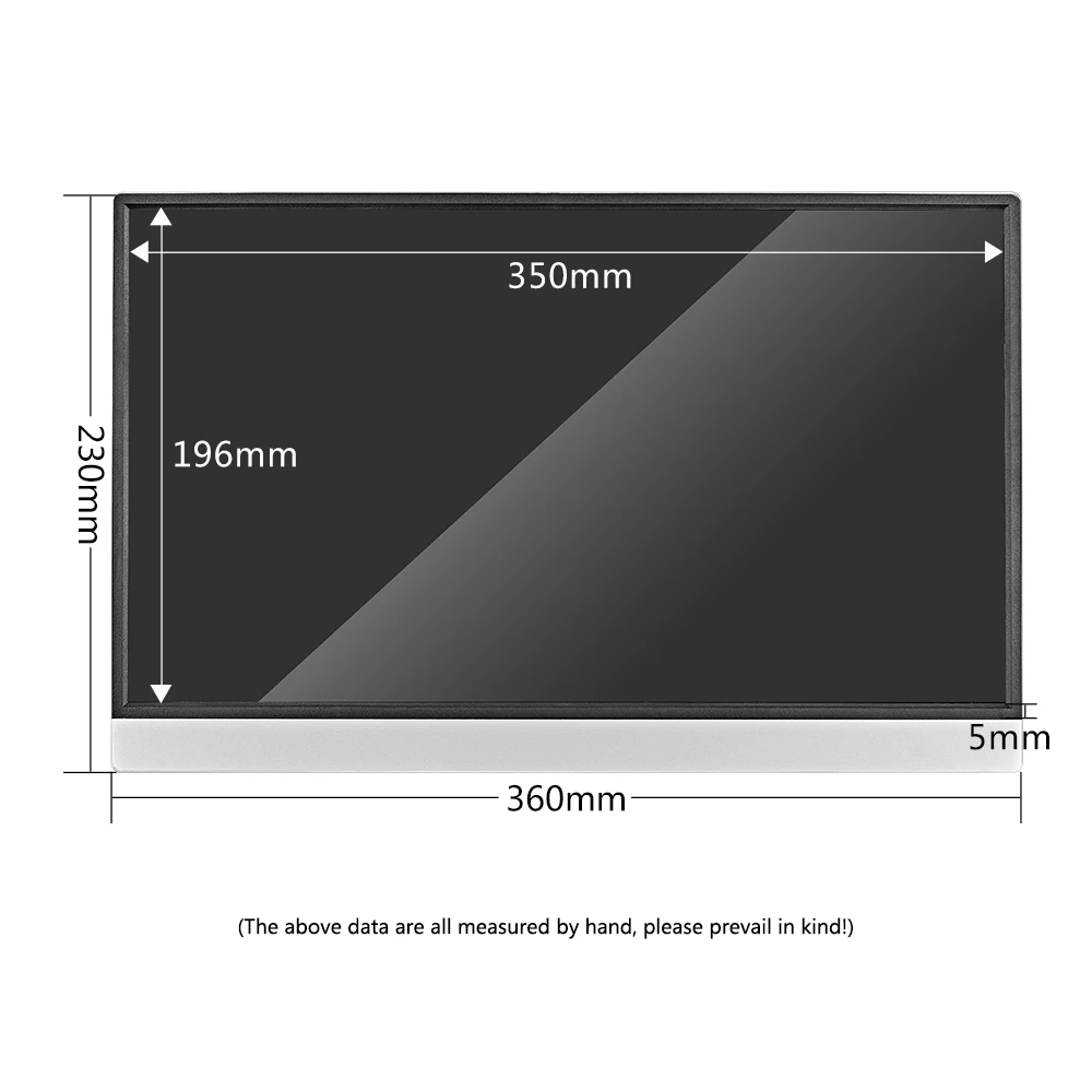 Anmite 15,6 дюймов ips FHD компьютерный USB-C Портативный сенсорный монитор PC TYPE-C HDMI PS4 Xbo x360 1080P светодиодный дисплей для Raspberry Pi