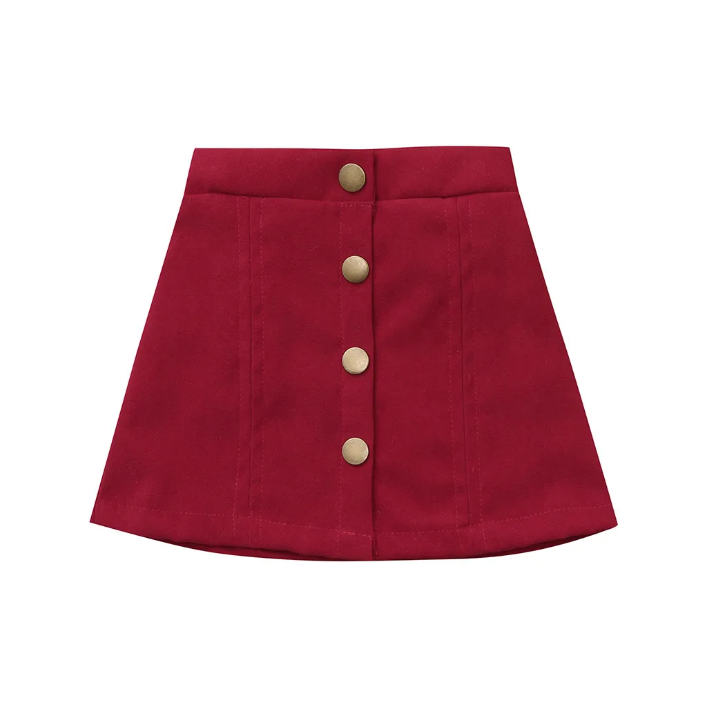 

NEW 2019 Fashion solid color little skirt babes Toddler Infant Baby Girls Botton Solid Skirt Beach Clothe Sun Skirt Outfits