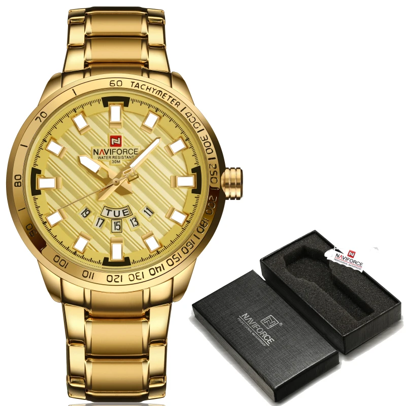Prix pour 2017 Nouveau Luxe Marque NAVIFORCE Montres Hommes Sport En Acier Plein Quartz Montre Homme 3ATM Imperméable À L'eau Horloge Hommes Militaire de Poignet montres Prix pour 2017 Nouveau Luxe Marque NAVIFORCE Montres Hommes Sport En Acier Plein Quartz Montre Homme 3ATM Imperméable À L'eau Horloge Hommes Militaire de Poignet montres