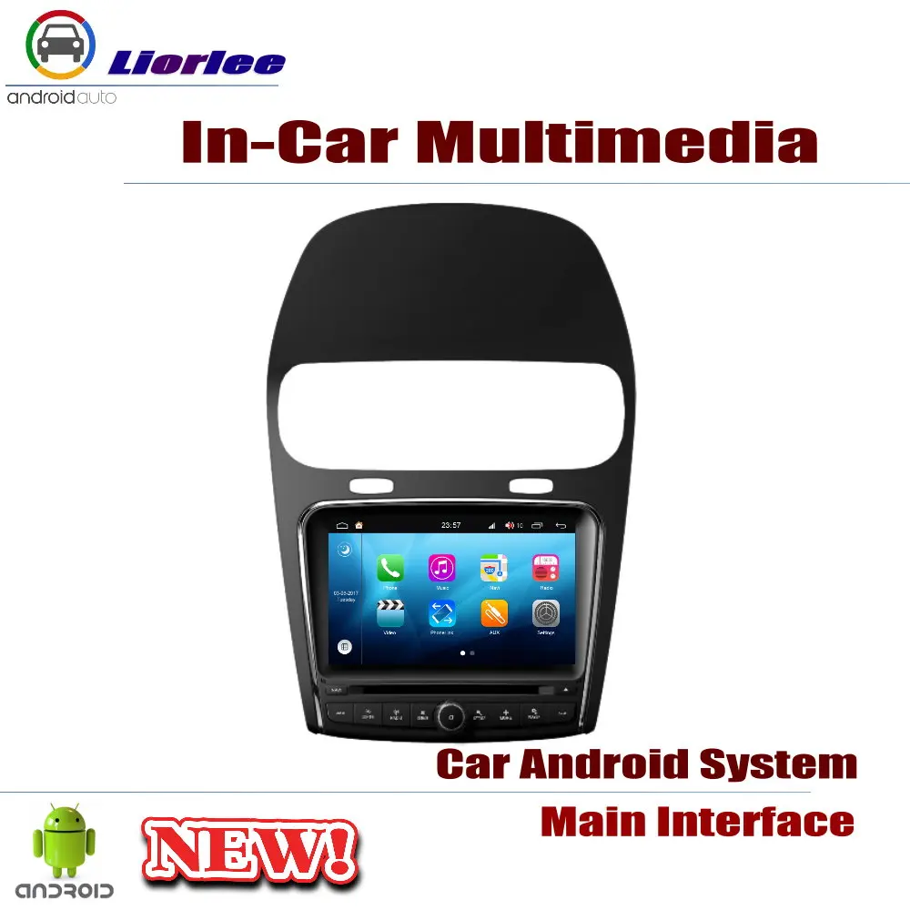 Sale Car DVD Player For Dodge Journey JC JCUD GPS 2008~2018 Navi Navigation Android 8 Core A53 Processor IPS LCD Screen Radio BT WIFI 2