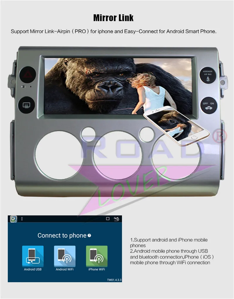 gps car navigation For Toyota FJ 2016