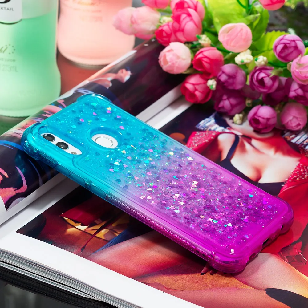 Для huawei P Smart 2019 Honor 10 lite чехол роскошные стразы с блестками звезды чехлы для