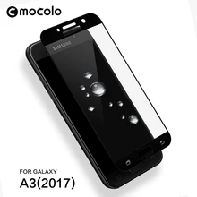 Mocolo 9H 0,33 мм Полное покрытие из закаленного стекла для samsung Galaxy A3 A5 A7 Защита экрана для samsung Galaxy A3 A5 A7 крышка