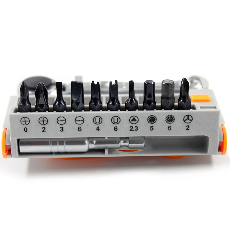 

12pcs/set Mini Ratchet Wrench Adjustable Wrench Ratcheting Screwdriver Bits Set LO88