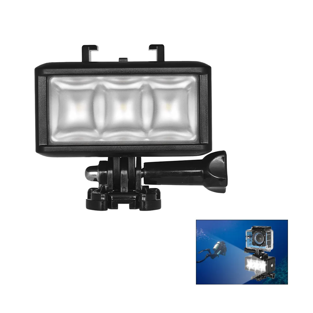 

Underwater 40M Diving Dimmable Waterproof LED Video Light for Gopro Hero 7 for Xiaomi Yi for SJCAM SJ4000 SJ5000 Action Camera