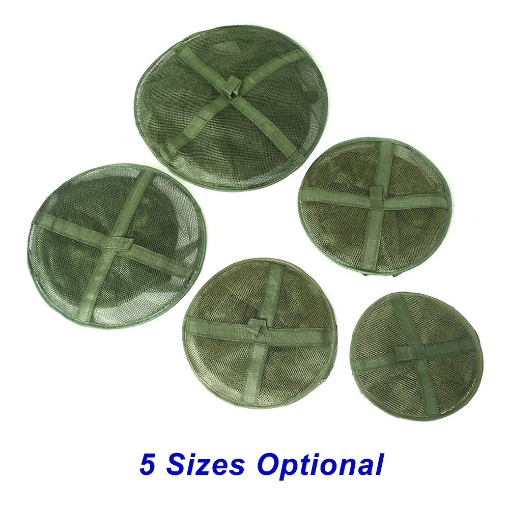 Folding Fishing Net Cage Mesh For Fishing Fish Trap Quick-drying Collapsible Fishing Basket Creel Fish Tackle Fishing Accessory