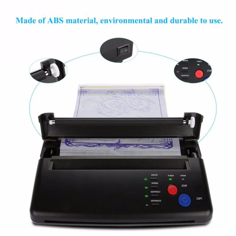 Копировальная машина для татуировок принтер рисования термокопировальная