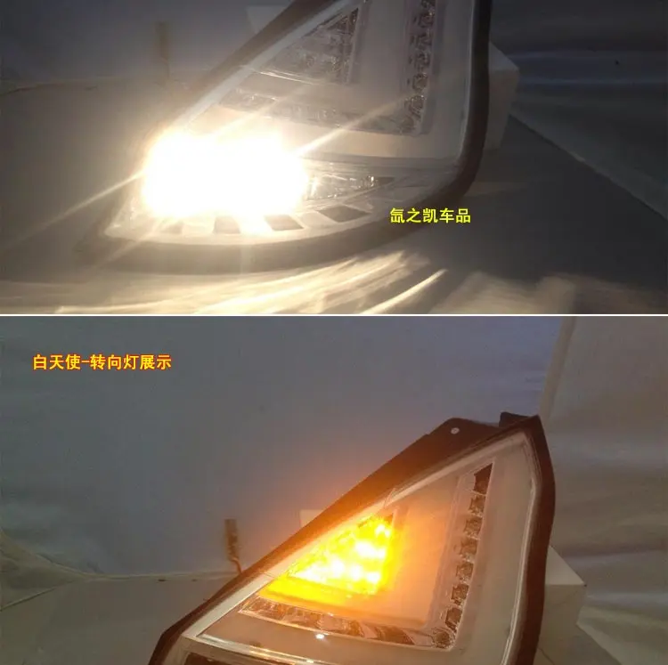 2 шт. автомобильный бампер лампа для 2013 для Fiesta задний фонарь светодиодный задний фонарь автомобильные аксессуары Fiesta задние фонари задний фонарь