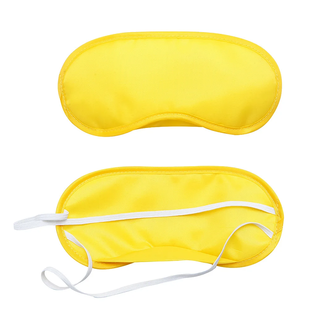 21 цвет полиэфирное волокно для сна маска для сна чехол для путешествий Расслабляющая помощь повязка на глаза глазная Накладка для сна удобная - Цвет: Yellow