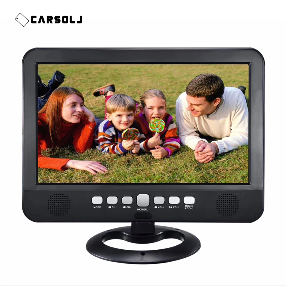 

2018 NEW Portable TFT LCD TV 10 inch Portable TV Indoor and outdoor general TV for car Wireless television LED back light