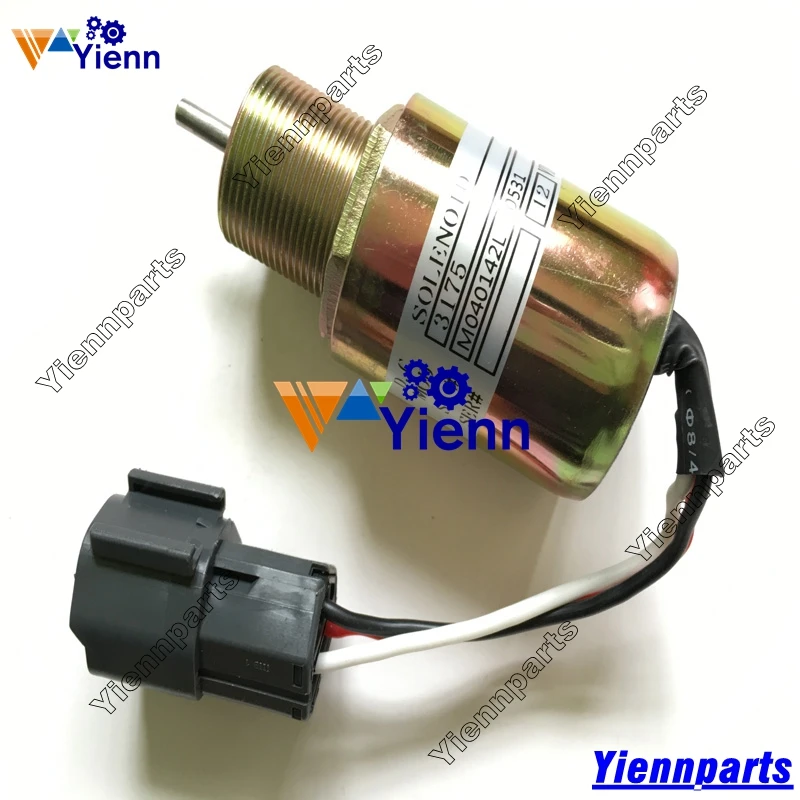 Mitsubishi L3E S3L S4L STOP SOLENOID (2)