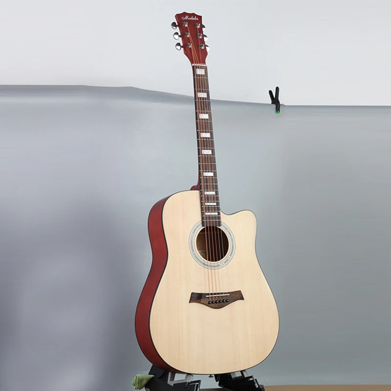 

41 Inch Male And Female Beginners Popular Ballad Music Pure Wood Original Horn, Guitar Missing