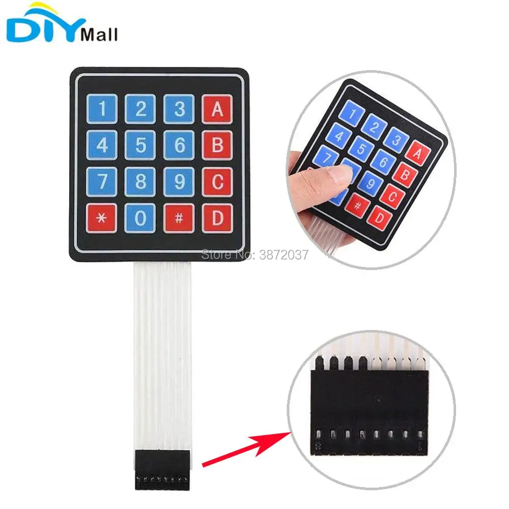 FZ0078-16 keys matrix keypad module
