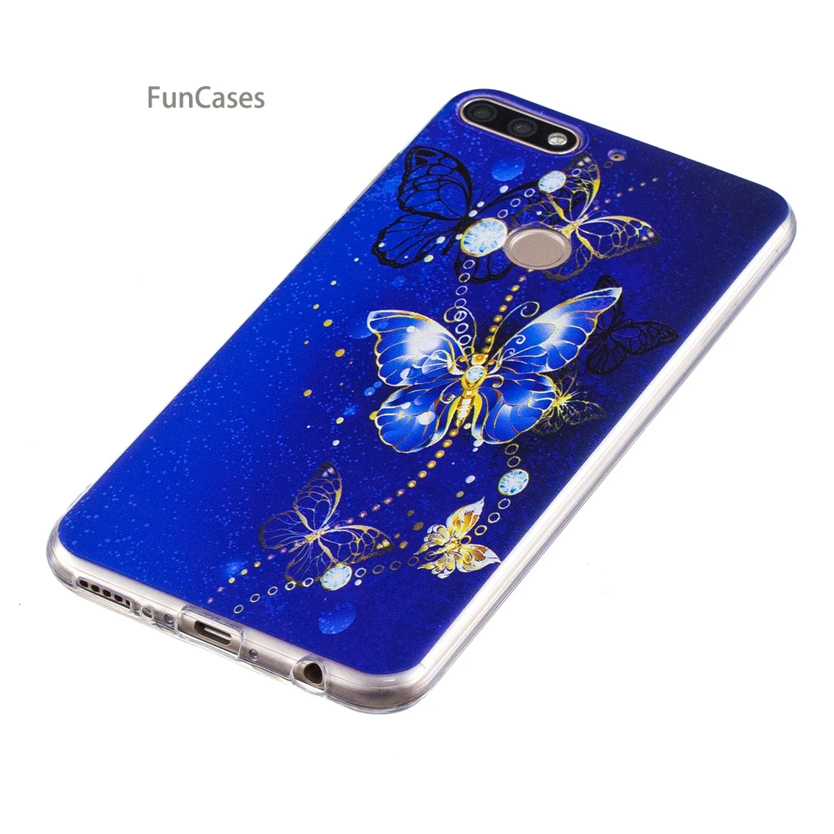 Elephant Cover sFor Capa Huawei Honor 7C Soft Silicone Phone Case Cove Animal Cellphone Case For Huawei Ascend Y7 2018 Telefonia