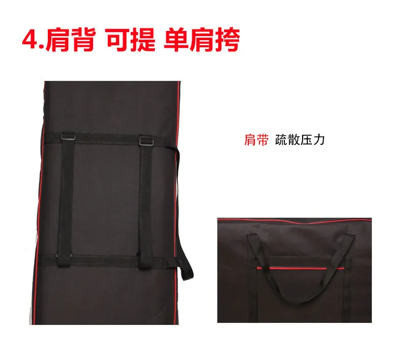 Waterproof Portable Oxford Fabric Electronic Organ Bag Case Piano Dust Cover for 61 Keys Keyboard Piano Musical Instruments (6)
