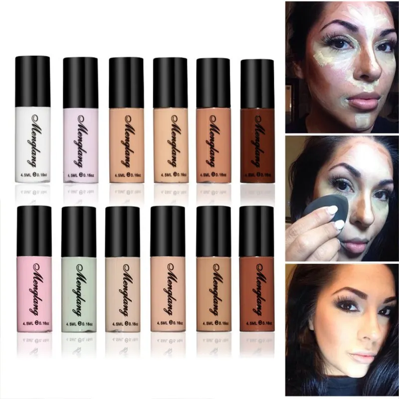 

6 Colors Face Makeup Concealer Foundation Cover Up Cream Concealer Set Make Up Cosmetics Kits Maquiagem New