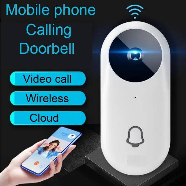 

New Arrival doorbell WIFI doorbell , mobile remote controll, blue tooth internet ,waterproof doorbell w/t TF card slot