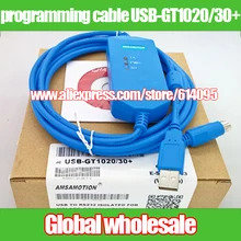 1 шт. сенсорный экран кабель для программирования usb-gt1020/30+/Скачать кабель для передачи данных для Mitsubishi gt1020/1030