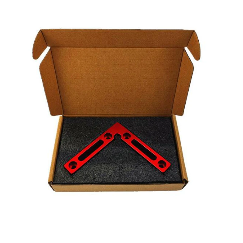 

90 Degree Positioning Squares 4.7" x 4.7" Right Angle Clamps Woodworking Carpenter Tool 120x120mm L Block Square Aluminium Alloy