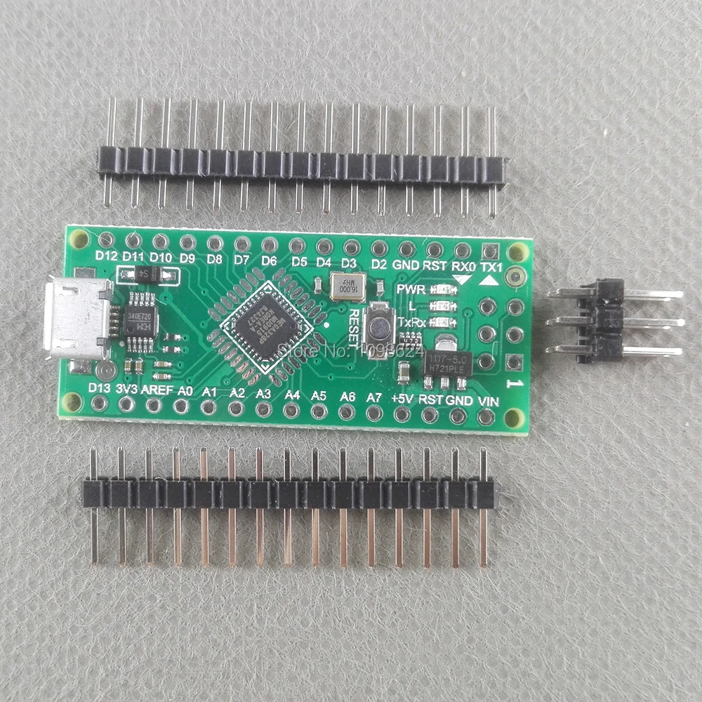 

5pcs/lot Nano 3.0 controller compatible with for arduino nano Atmega328 Series CH340 USB driver NO with CABLE NANO V3.0