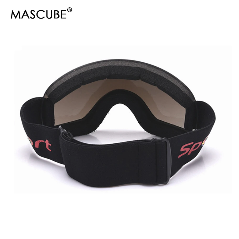 MASCUBE брендовые лыжные очки UV400 анти туман большая Лыжная маска для катания на
