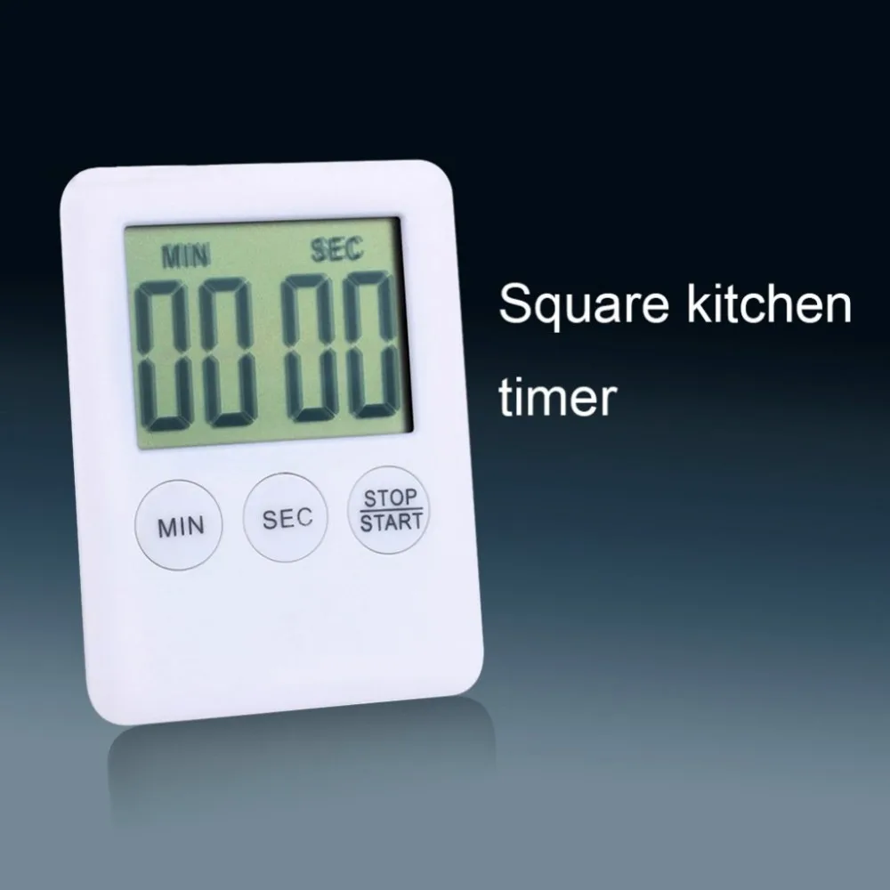 Цифровые кухонные Таймеры ЖК секундомер напоминание будильник приготовление пищи будильник громкие магниты отсчет до секунды