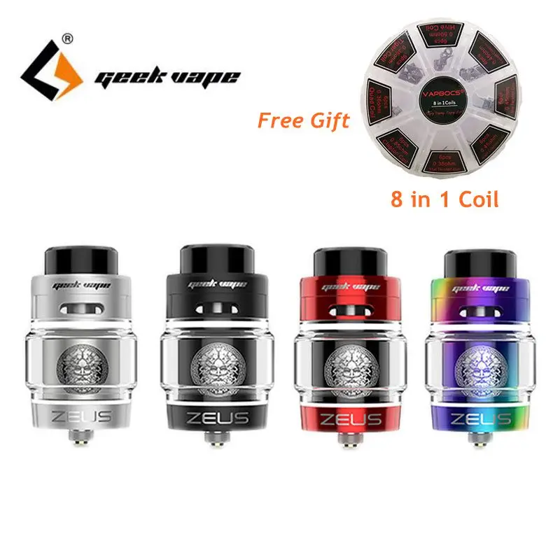 Original Geekvape Zeus Dual Coil RTA Atomizer 4ml RTA Zeus Vaporizer