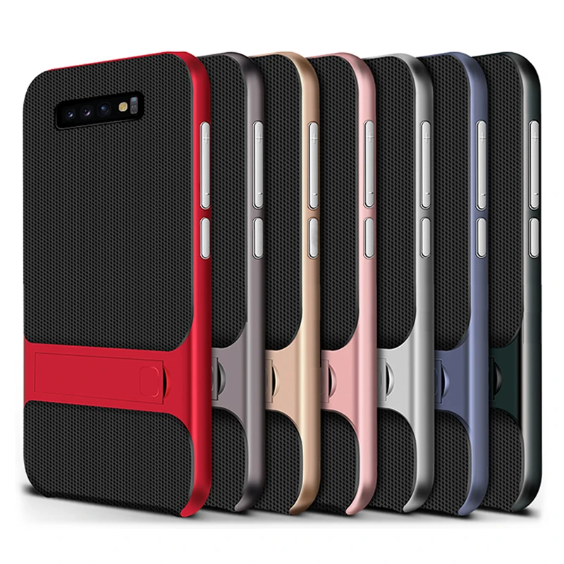 2019 гибридный мягкий чехол для Samsung Galaxy S10e силиконовый Роскошная 3D подставка