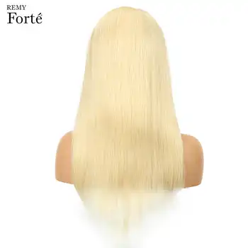 Remy Forte Lace Front Human Hair Wigs Blonde Lace Front Wig 613 Human Hair 14/16/18 Lace Front Wigs 150% Density human hair wigs
